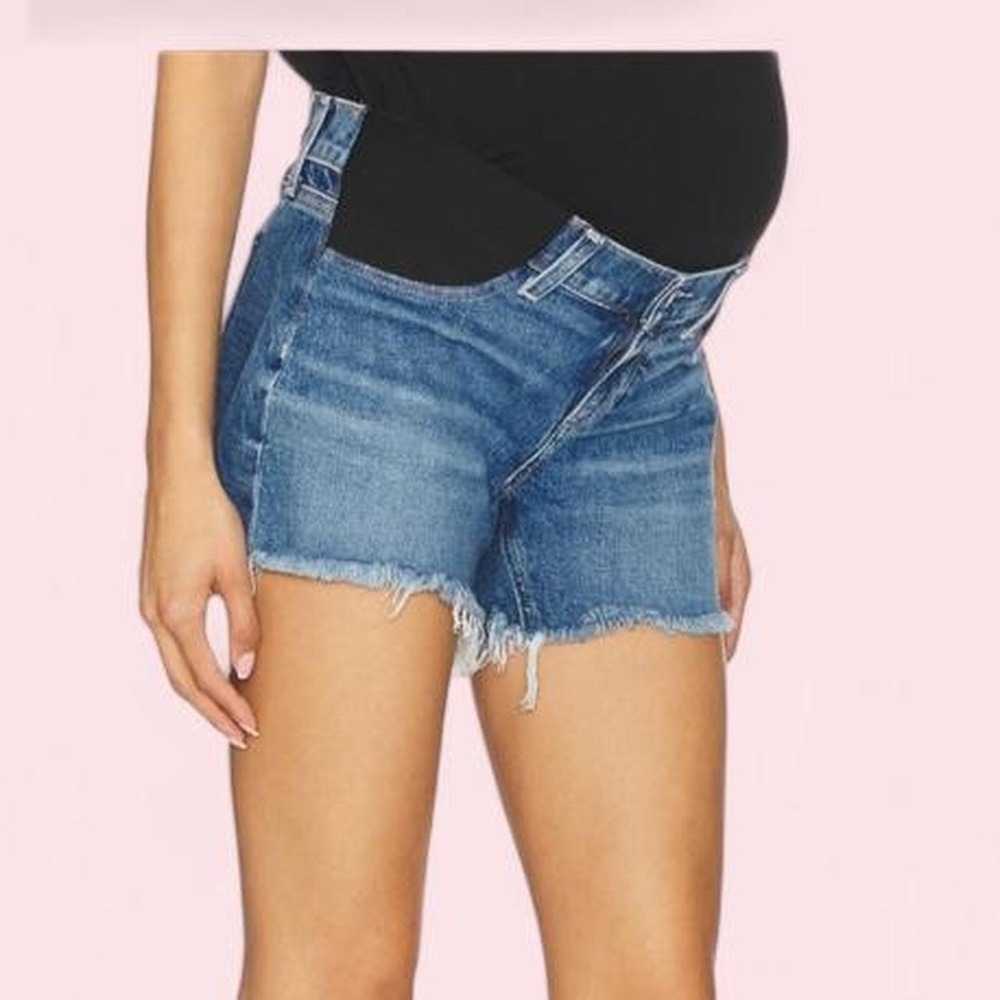 PAIGE Dylan Maternity Denim Shorts